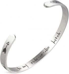 Inspirational bracelets Stainless Steel Cuff Bangle