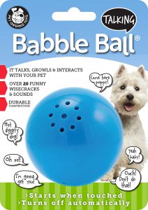 Pet Qwerks Talking Babble Ball Interactive Pet Toy