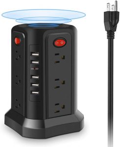 Power Strip Tower Wireless Charger