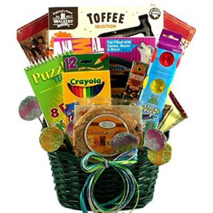 Boys and Girls Activity Gift Basket for Easter