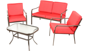 Mainstays Stanton 4-Piece Patio Furniture Conversation Set