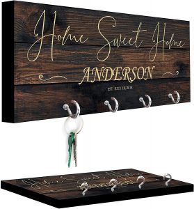 Personalized Key Holder for Wall